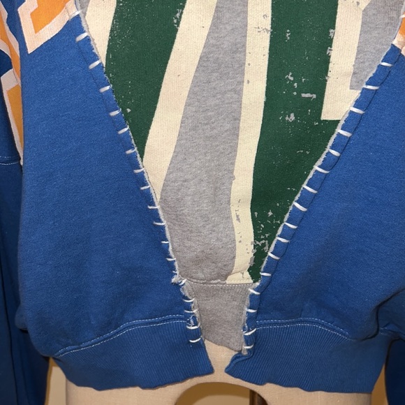 BDG Urban Outfitters Martina Spliced Crew Neck Sweatshirt Pullover - Picture 4 of 9